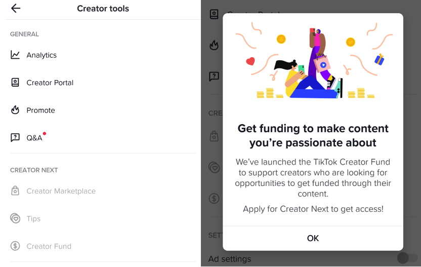 TikTok creator fund